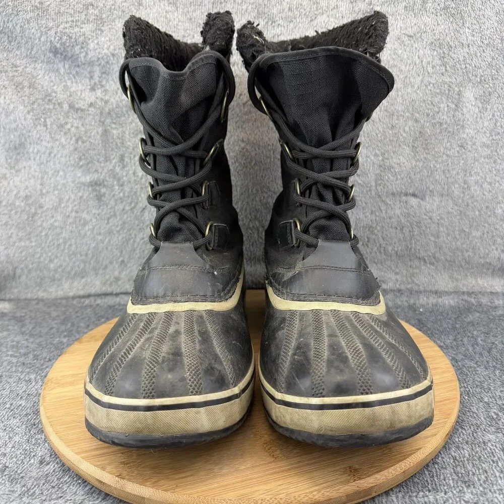 Sorel Boots Mens Size 11 Black Waterproof Insulated Winter Snow Boots NM3487-011